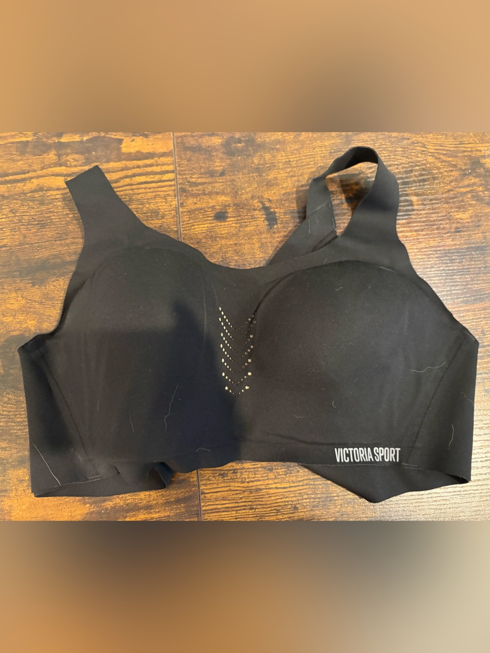 Victoria's Sport Black Seamless High-Support Sports Bra